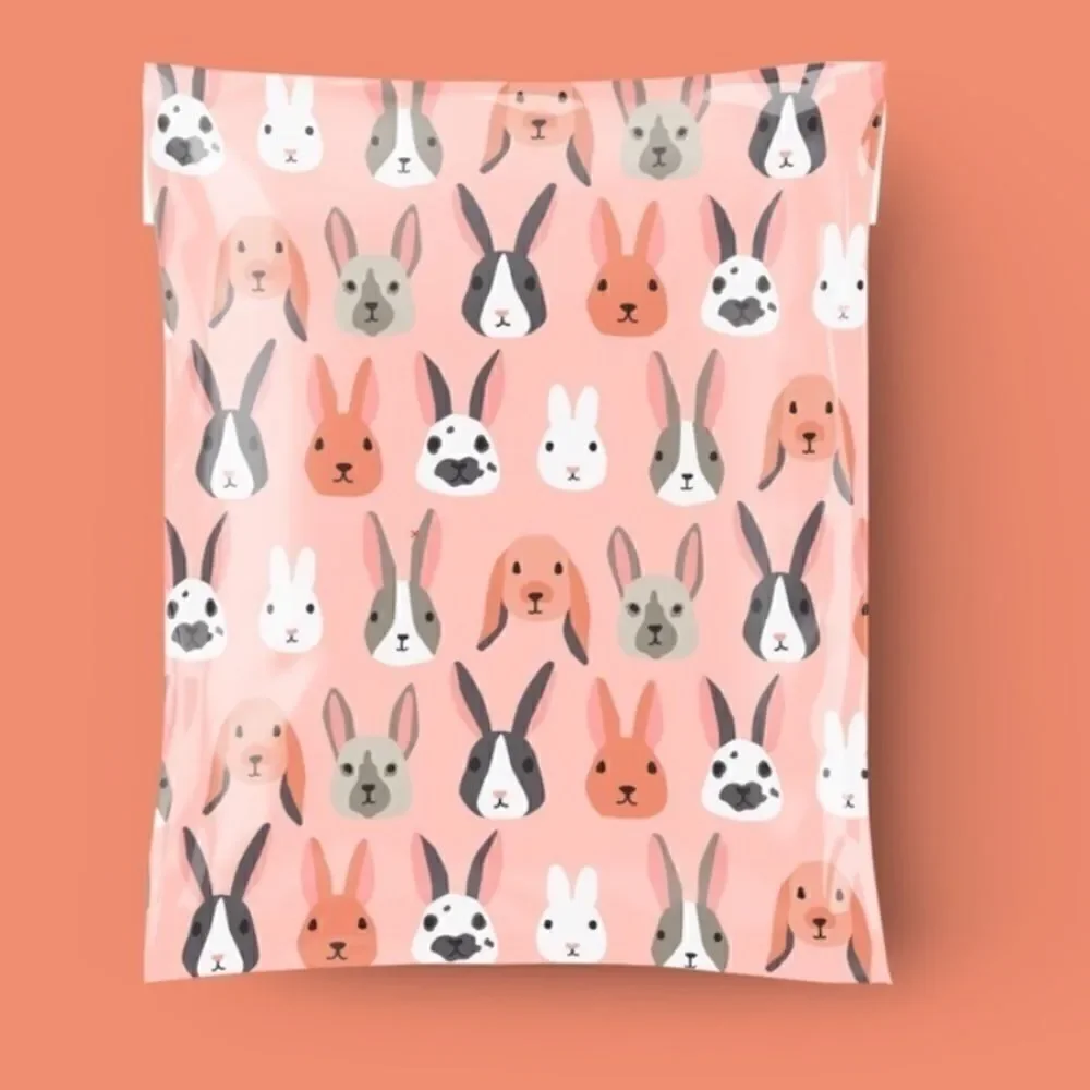 Poly Mailers MIX 10x13 14.5x19x4 14x17 35 pieces 35 stickers